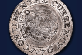 Pewter Continental Dollar - 1776