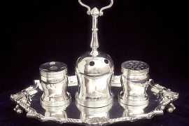 Silver Ink Stand - Used to Sign the Declaration of Independence