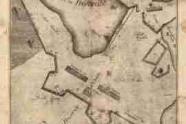Map - 1775 – Exact Plan of General Gage's Lines on Boston Neck in America