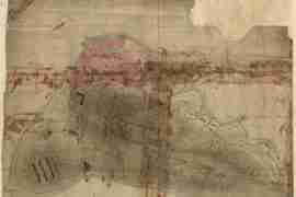 Map - 1775 – Rough Draft of Charlestown, in Water Color (Bunker Hill)