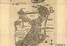 Map - 1778 – Plan of the Town with the Attack on Bunkers-Hill in the Peninsula of Charlestown, the 17th of June 1775