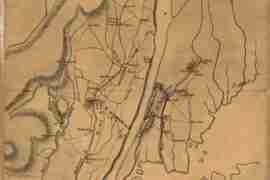 Map - 1776 – Plan of the Country at and in the Vicinity of Forts Lee and Independency