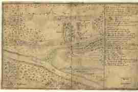 Map - 1776 – Sketch of the Engagement at Trenton