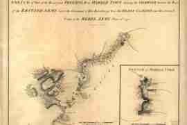Map - 1778 – Sketch of Part of the Road from Freehold to Middle Town Showing the Skirmish