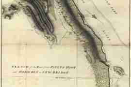 Map - 1778 – Sketch of the Road from Paulus Hook and Hoboken to New Bridge