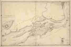 Map - 1777 – The Course of Delaware River from Philadelphia to Chester