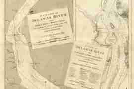 Map - 1779 – A Chart of Delaware River from Bombay Hook to Ridley Creek