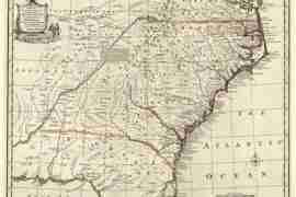 Map - 1752 – A New & Accurate Map of the Provinces of North & South Carolina, & Georgia, etc. Drawn from Late Surveys