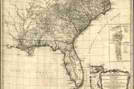 Map - 1776 – A General Map of the Southern British Colonies in America, Comprehending North and South Carolina
