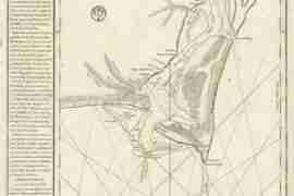 Map - 1780 – Plan de la Riviere du Cap Fear depuis la Barre Jusques a Brunswick
