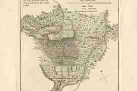 Map - 1787 – Battle of Guilford Fought on the 15 of March 1781