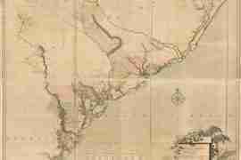 Map - 1757 – A Map of South Carolina and a Part of Georgia
