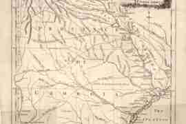 Map - 1779 – A New and Accurate Map of the Province of Georgia in North America