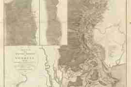 Map - 1780 – Sketch of the Northern Frontiers of Georgia from the River Savannah to the Town of Augusta