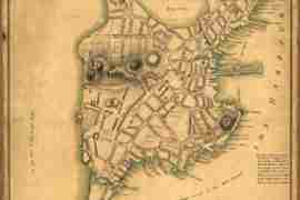 Map - 1777 – A plan of the town of Boston with the Entrenchments of His Majesty's Forces